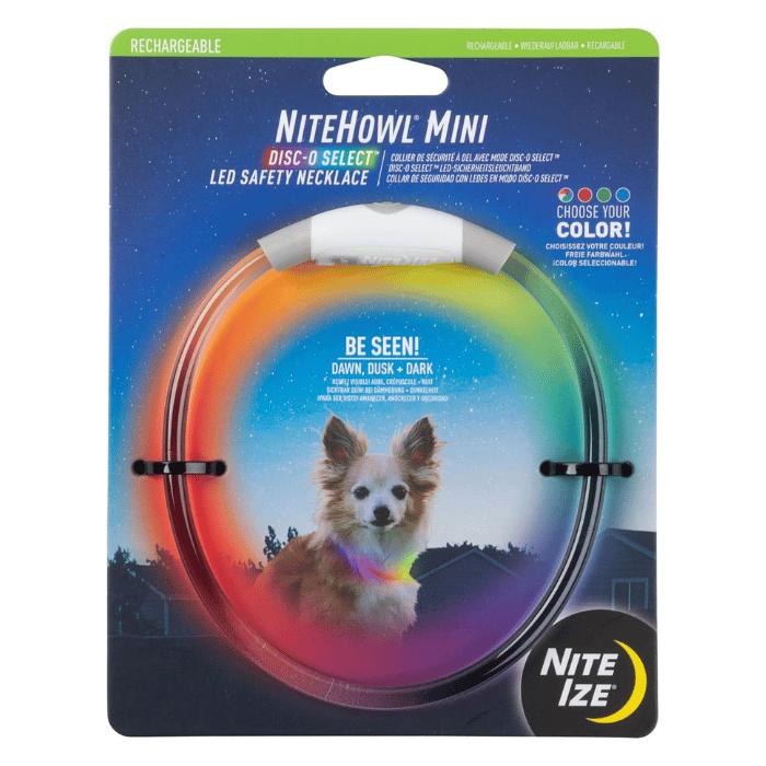 Nite ize collier led Collier lumineux pour petits chien NiteHowl MINI led rechargeable Collier lumineux pour petits chien NiteHowl MINI led rechargeable