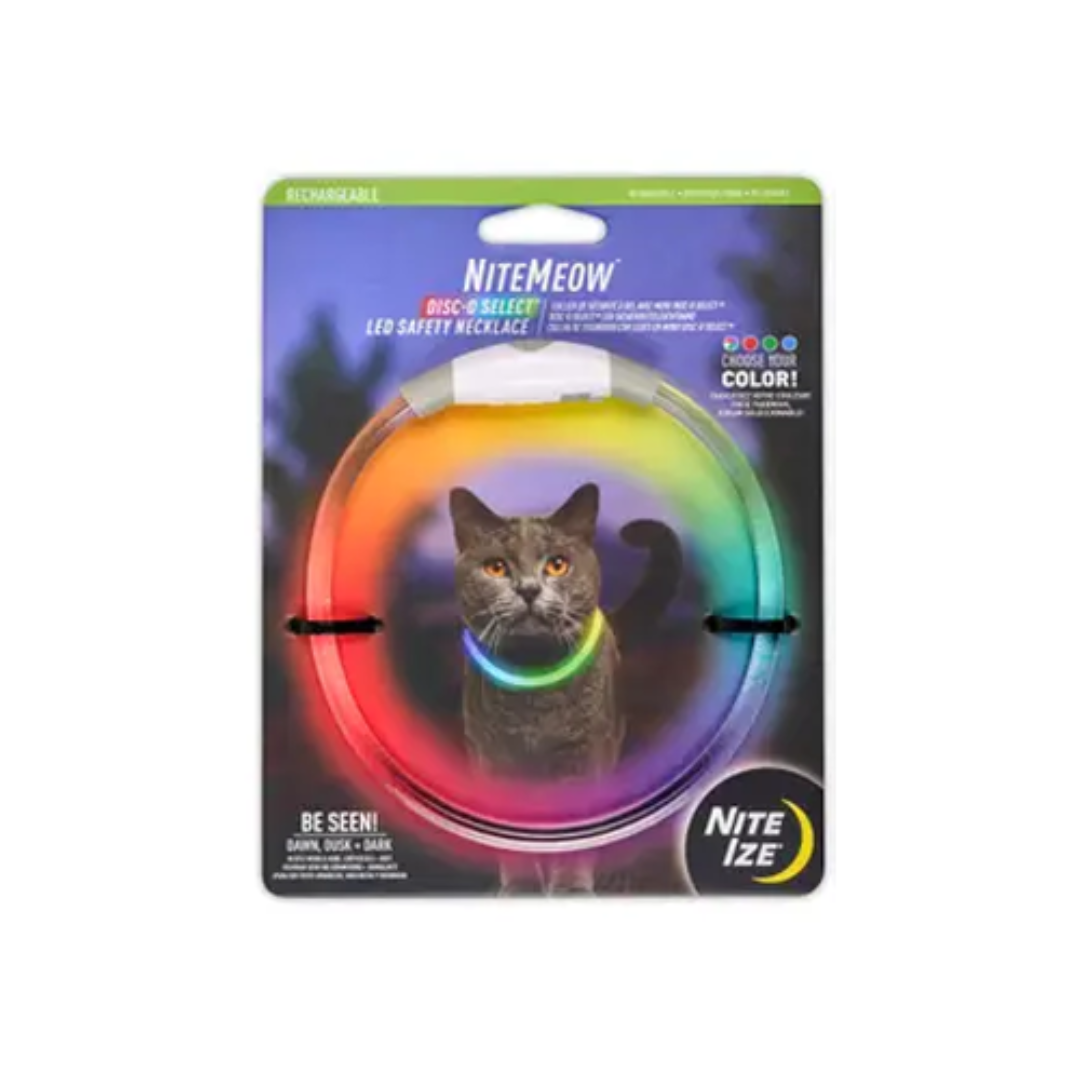 Nite ize collier led Nite Ize® NiteMeow™ Collier de Sécurité LED Rechargeable – Taille réglable de 9,5" à 14,8" (24 cm à 37,5 cm) Nite Ize® NiteMeow™ Collier de Sécurité LED Rechargeable – Taille réglable de 9,5" à 14,8" (24 cm à 37,5 cm)