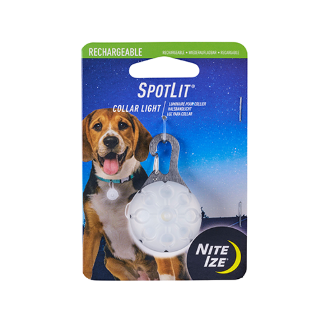 Nite ize led Blanc Lumiere rechargable led pendentif pour chiens Spotlit Nite ize Lumiere rechargable led pendentif pour chiens Spotlit Nite ize