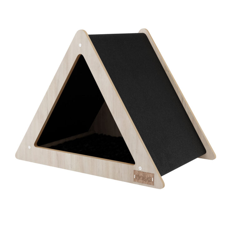 Noba Arbre à chat Noir Noba Origin – Le Tipi pour chat Noba Origin Le Tipi pour chat | Cachette en bois | Sherbrooke Canin
