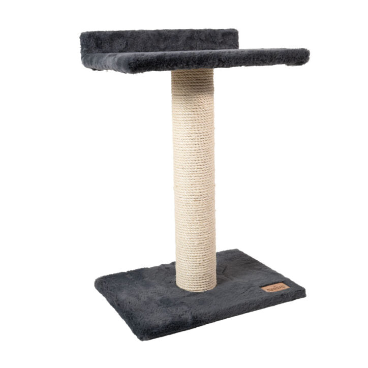 Noba Gray Cat Tree Noba Modern 1-Level Perch Noba Modern 1-Level Cat Perch | Sherbrooke Canin