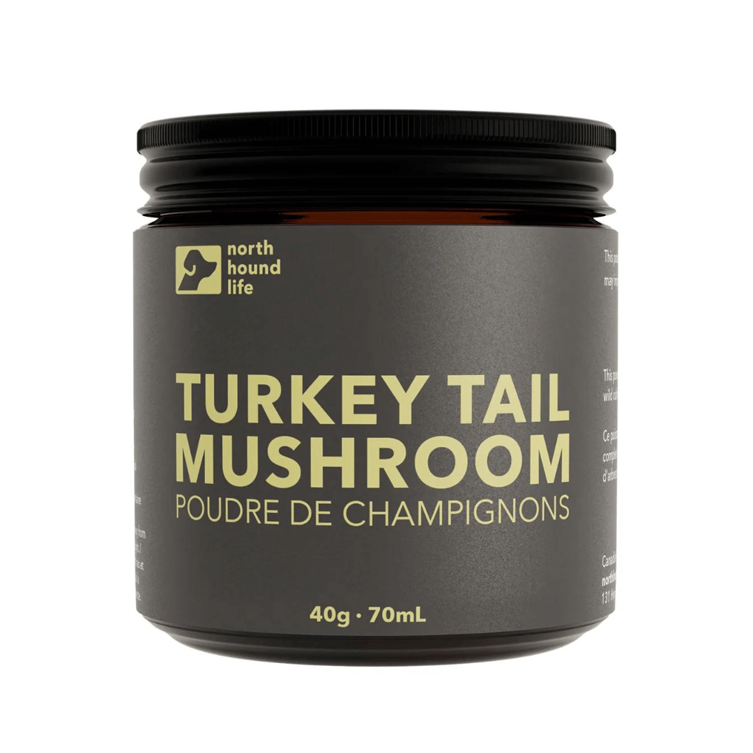 North Hound Life supplement Poudre de champignon Turkey Tail 40g