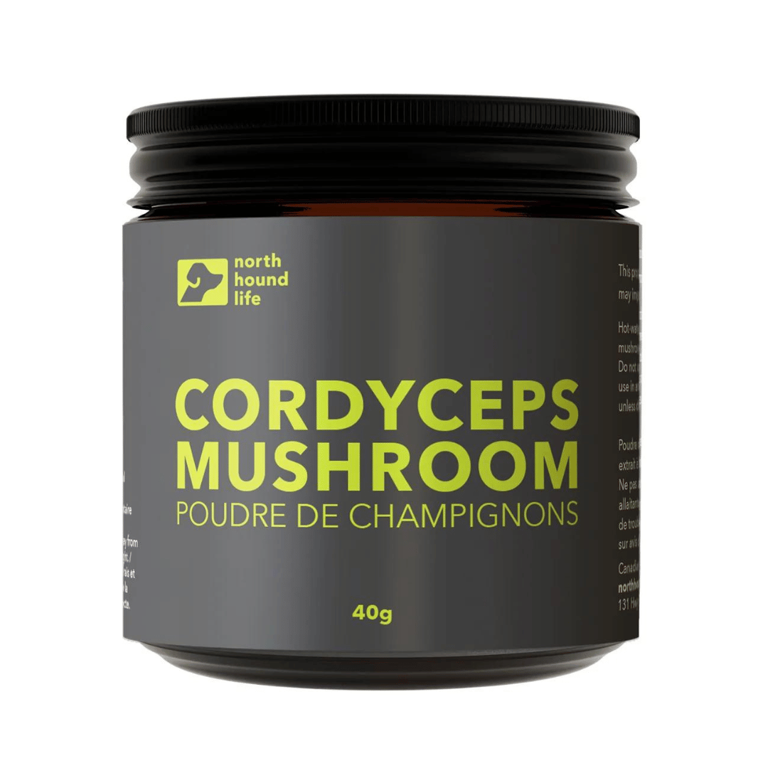 North Hound Life supplement Poudre de champignons Cordyceps 40g