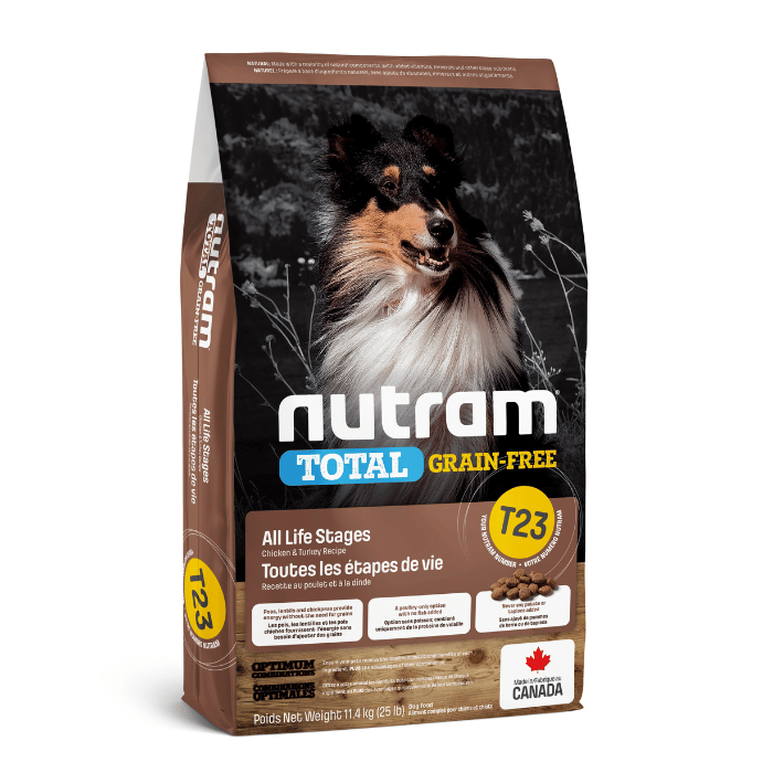 Nutram nourriture Nutram Total (t23) Chien Sans Grains Poulet Et Dinde