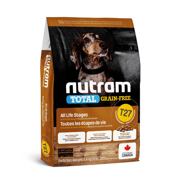 Nutram nourriture Nutram Total (t27) Chien Petite Race Sans Grains Poulet Et Dinde