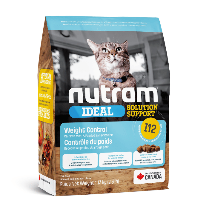 Nutram Nutram Ideal (i12) Chat Contrôle Du Poids Poulet Et Orge