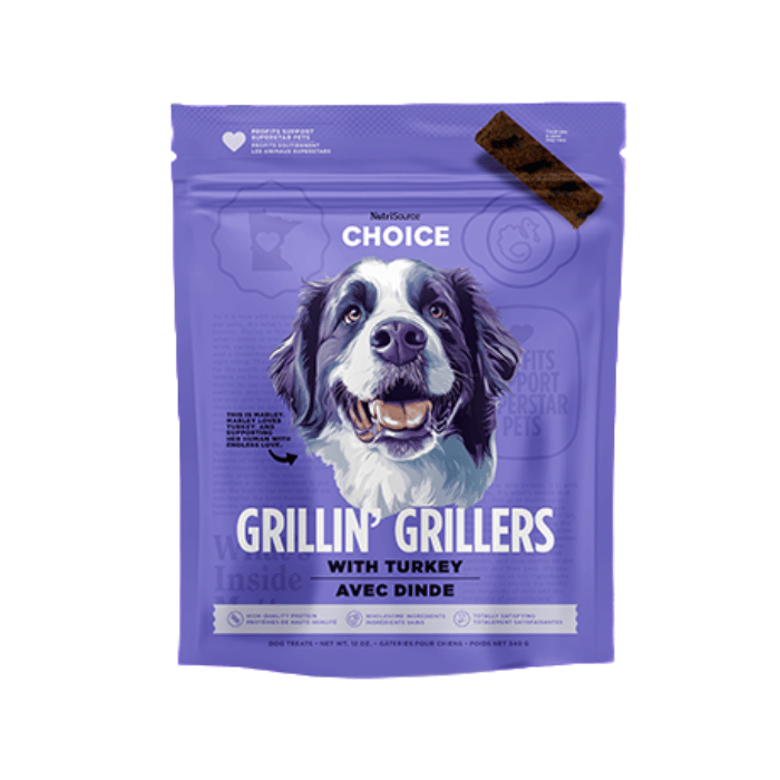 Nutri Source Gâteries 12oz Gâteries - Grillin Grillers avec dinde 12oz Gâteries - Grillin Grillers avec dinde 12oz