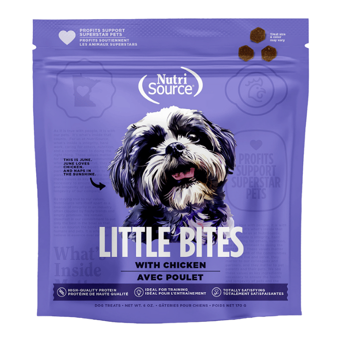 Nutri Source Gâteries Gâteries pour chiens - Petites bouchées de poulet 6oz Gâteries pour chiens - Petites bouchées de poulet 6oz