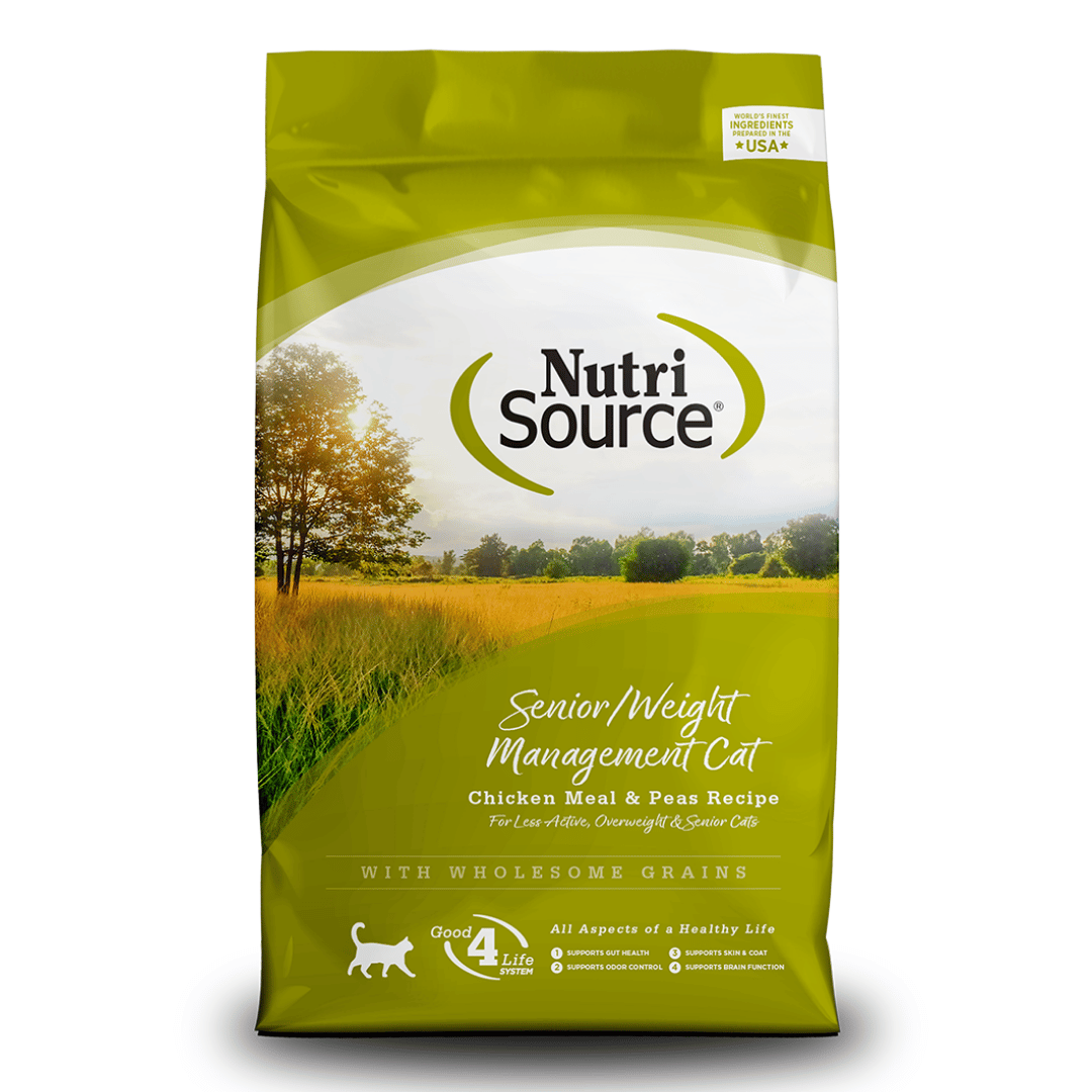 Nutri Source nourriture chat Nourriture pour chats senior contôle du poids Nourriture pour chats senior contôle du poids