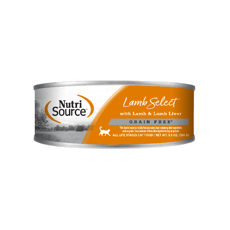 Nutri Source Nourriture humide chat Nourriture humide pour chat NutriSource Agneau et Foie d'Agneau Select - Sans grains 12 x 5.5oz Nourriture humide pour chat NutriSource Agneau et Foie d'Agneau Select