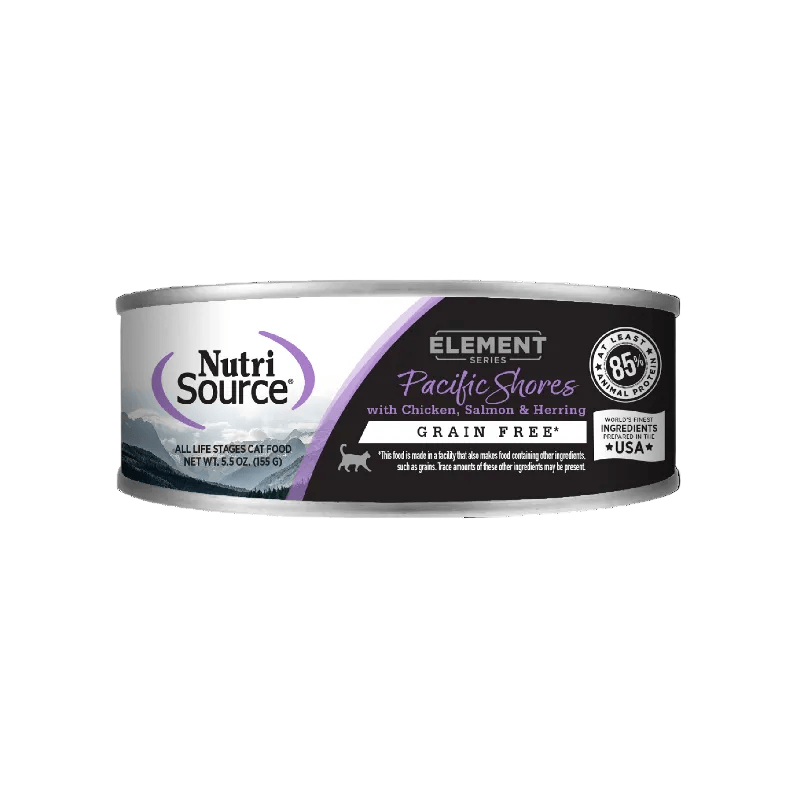 Nutri Source Nourriture humide chat Nourriture humide pour chat NutriSource Element Pacific Shores 12 x 5.5oz Nourriture humide pour chat NutriSource Element Pacific Shores 12 x 5.