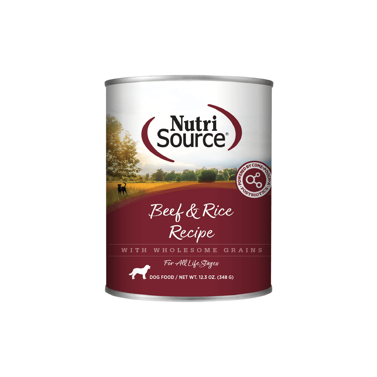Nutri Source Nourriture humide chien Nourriture humide pour chien NutriSource Bœuf et Riz - Avec céréales 12 x 12.3oz Nourriture humide pour chien NutriSource Bœuf et Riz - Avec céréales 1