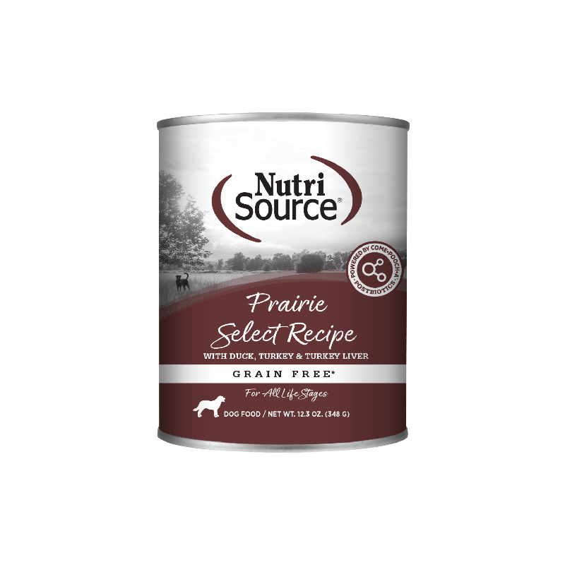 Nutri Source Nourriture humide chien Nourriture humide pour chien NutriSource Sélection des Prairies - Sans grains 12 x 12.3oz Nourriture humide pour chien NutriSource Sélection des Prairies - Sans