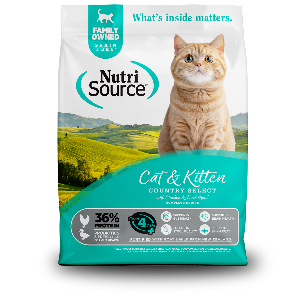 Nutri Source Nourriture pour chat 4 lbs Nourriture pour chat et chaton NutriSource Country Select - Sans grains Nourriture pour chat et chaton NutriSource Country Select - Sans grain