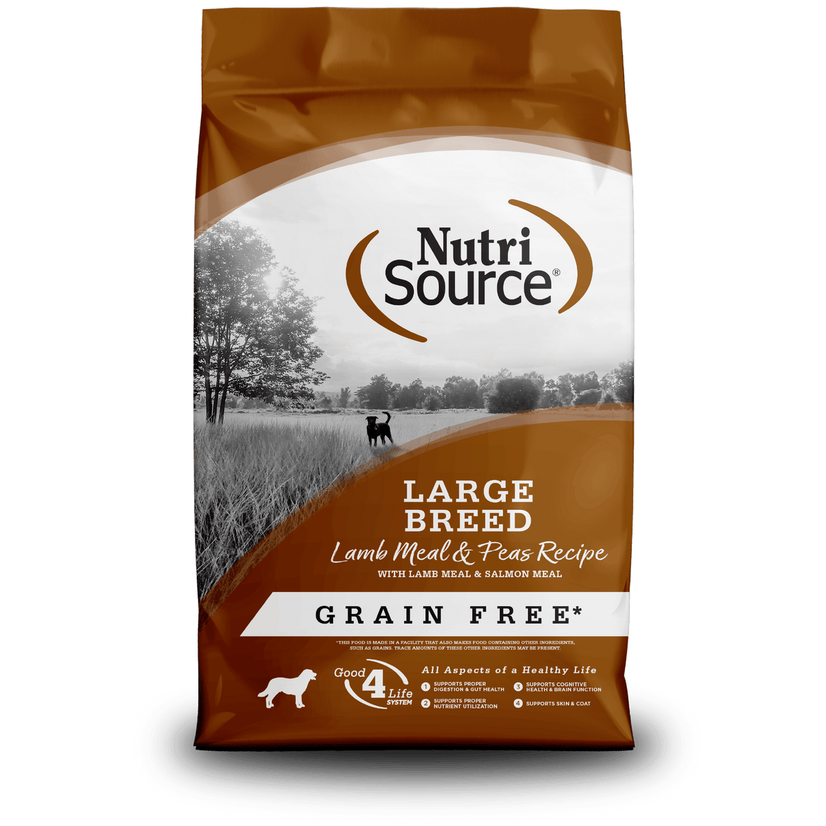 Nutri Source Nourriture sèche chien Nourriture pour chien NutriSource Grande Race Farine d'Agneau et Petits Pois - Sans grains Nourriture pour chien NutriSource Grande Race Farine d'Agneau et Petit