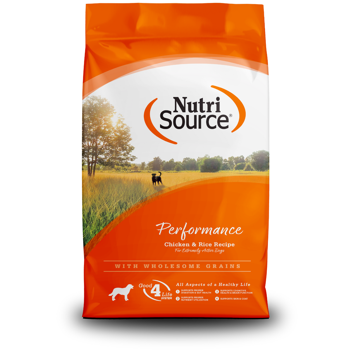 Nutri Source Nourriture sèche chien Nourriture pour chien NutriSource Performance Poulet et Riz - Avec céréales Nourriture pour chien NutriSource Performance Poulet et Riz - Avec cér