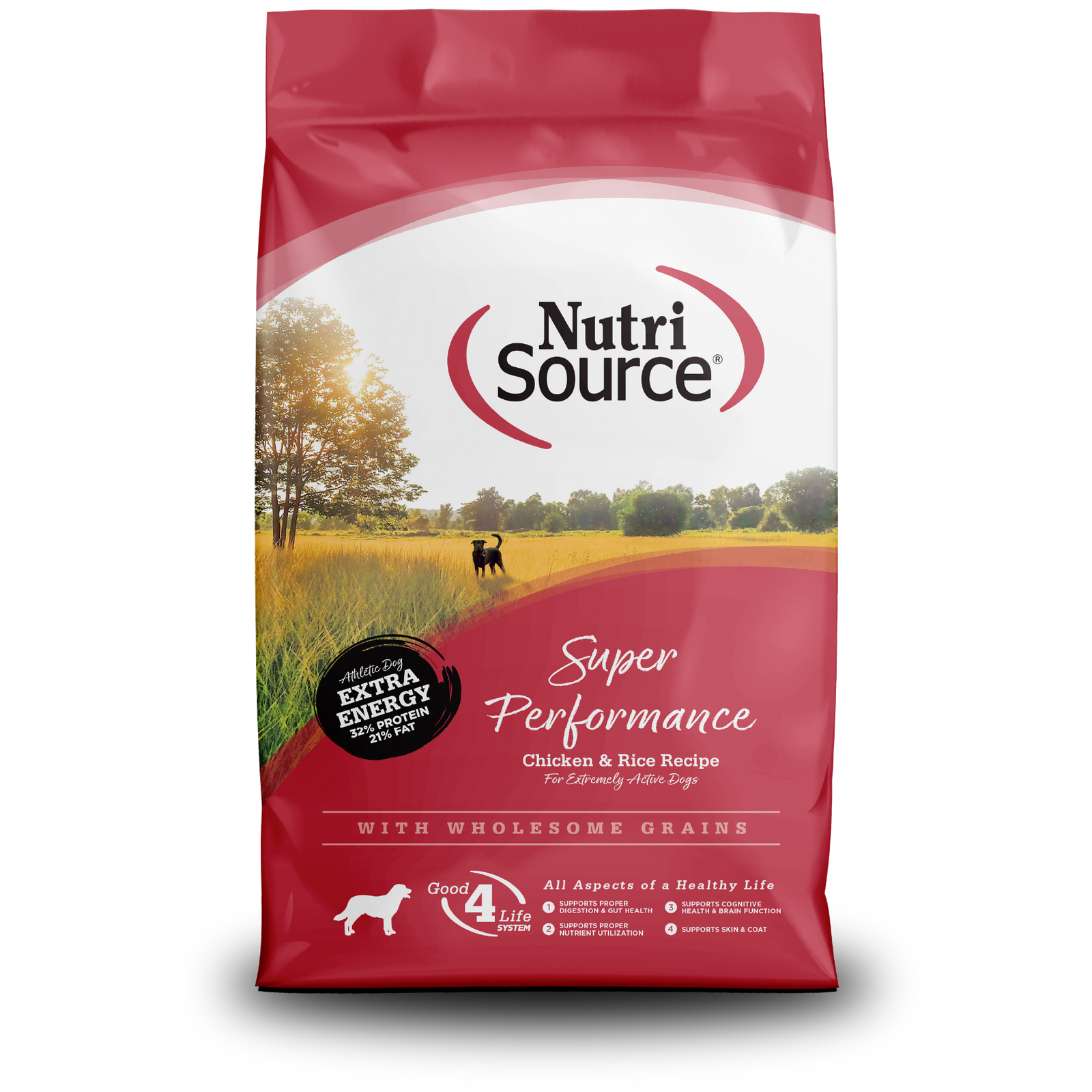 Nutri Source Nourriture sèche chien Nourriture pour chien NutriSource Super Performance Poulet et Riz - Avec céréales Nourriture pour chien NutriSource Super Performance Poulet et Riz - Av