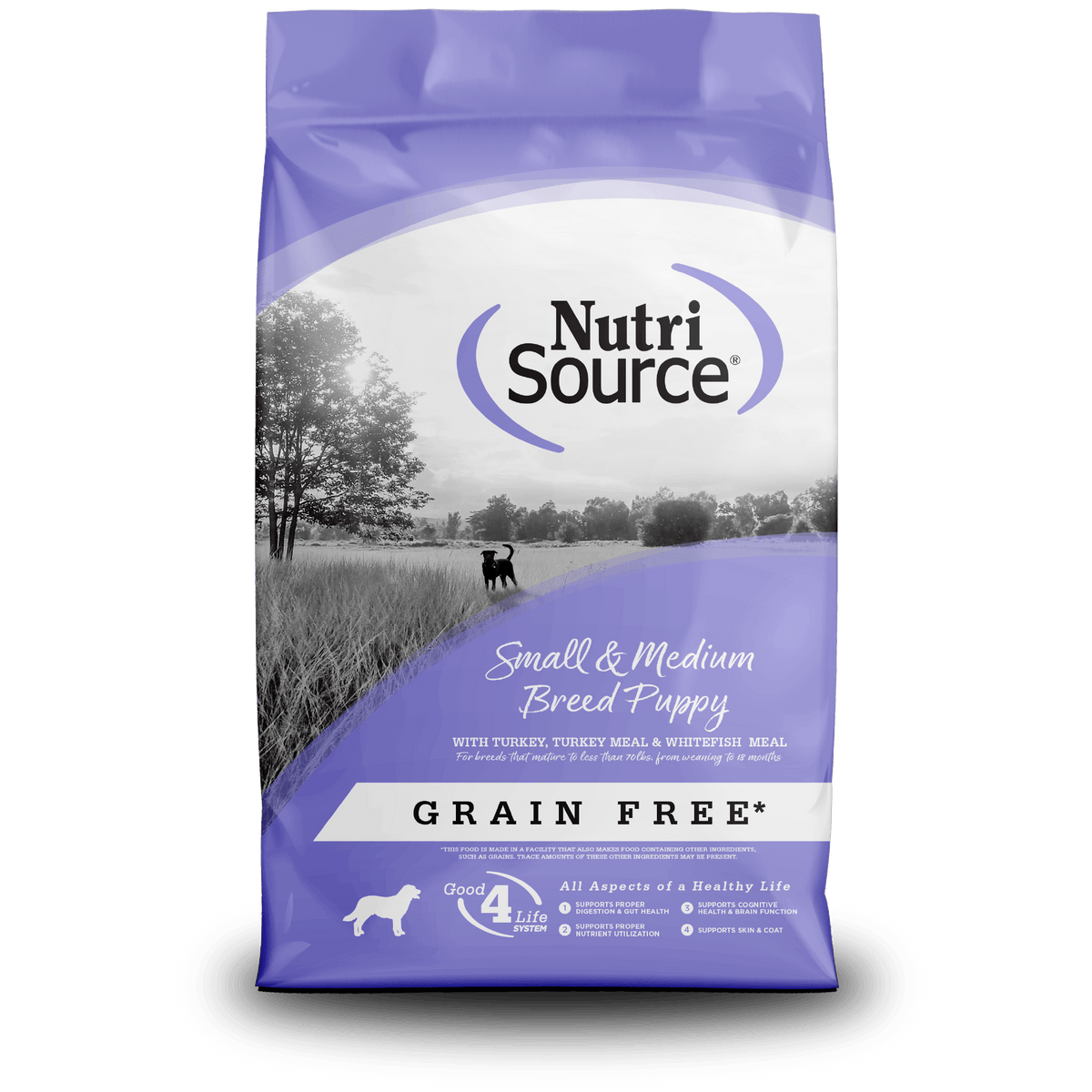Nutri Source Nourriture sèche chien Nourriture pour chiot NutriSource Petite et Moyenne Race - Sans grains Nourriture pour chiot NutriSource Petite et Moyenne Race - Sans grains