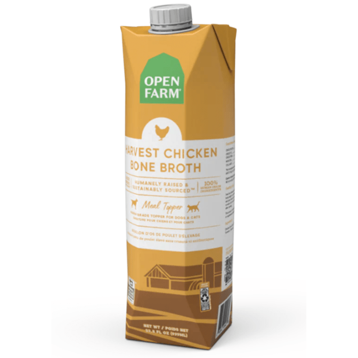 Open Farm nourriture humide Bouillon d'os de poulet Open Farm 33.8oz Bouillon d'os de poulet Open Farm 33.8oz