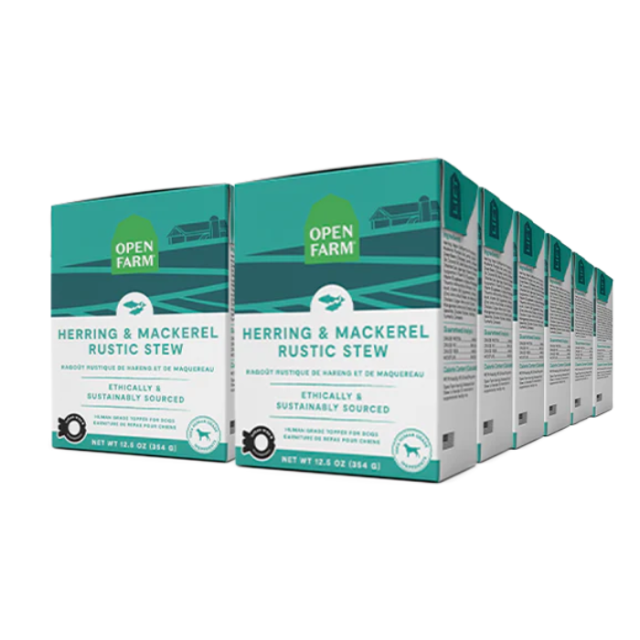 Open Farm nourriture humide Nourriture humide hareng et maquereau Rustic Stew 12.5oz Nourriture humide hareng et maquereau Rustic Stew 12.5oz