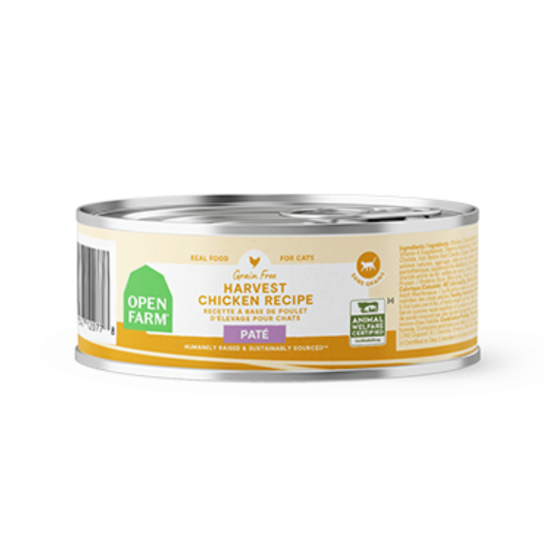 Open Farm nourriture humide 5.3oz Nourriture humide pour chat - Pâté poulet 5.3oz