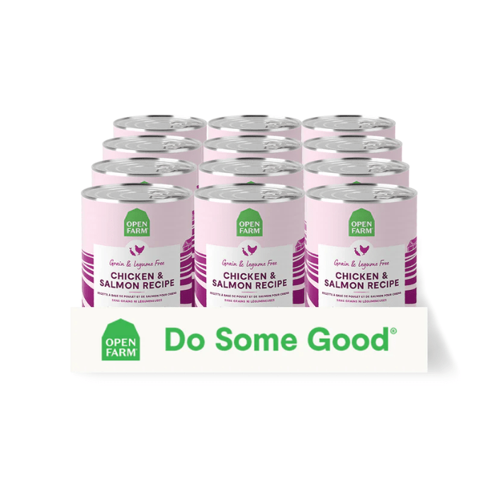 Open Farm nourriture humide Unité Nourriture humide pour chien - Pâté saumon & poulet 12.5oz Nourriture humide pour chien - Pâté saumon & poulet 12.5oz