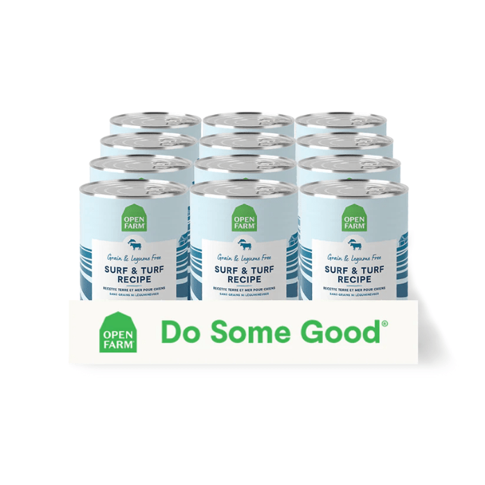 Open Farm nourriture humide Unité Nourriture humide pour chien -  Pâté Surf & Turf 12.5oz Nourriture humide pour chien -  Pâté Surf & Turf 12.5oz