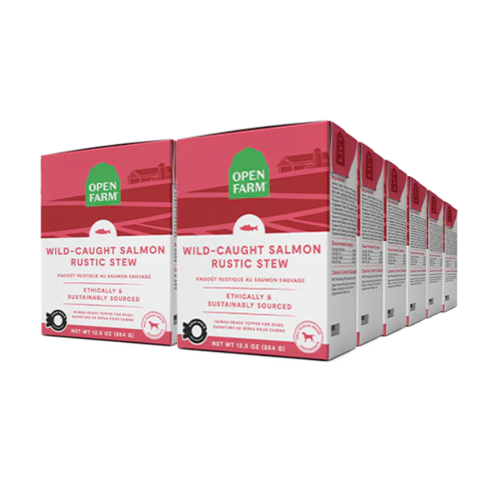 Open Farm nourriture humide Nourriture humide saumon Rustic Stew 12.5oz Nourriture humide saumon Rustic Stew 12.5oz