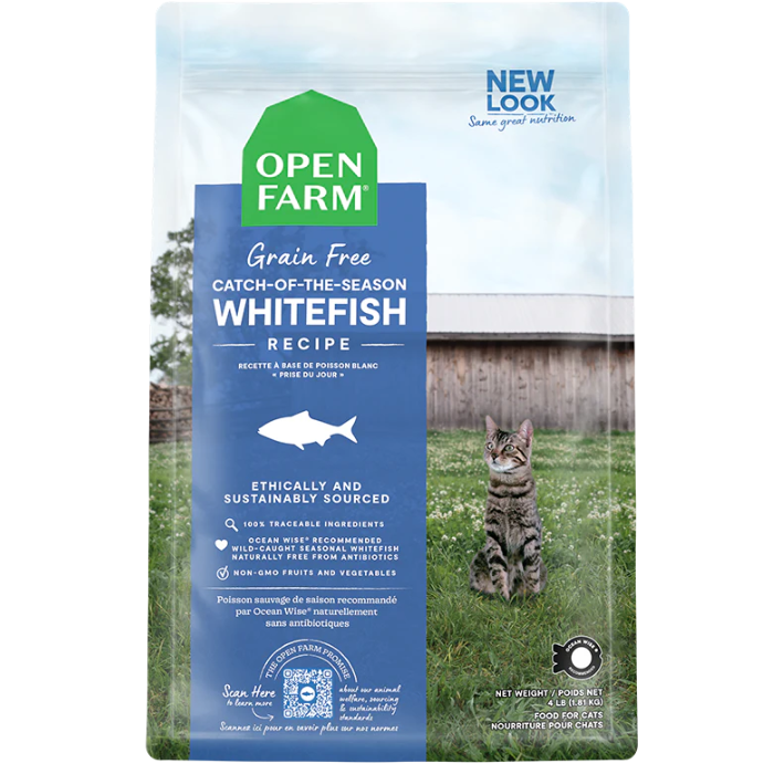 Open Farm nourriture Nourriture Pour Chat Open Farm Poisson blanc sans grains Nourriture Pour Chat Open Farm Poisson blanc sans grains