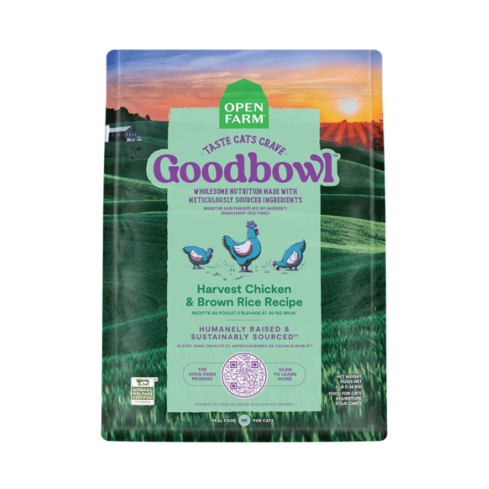 Open Farm nourriture Nourriture pour chats Open Farm GoodBowl Recette de poulet et riz brun