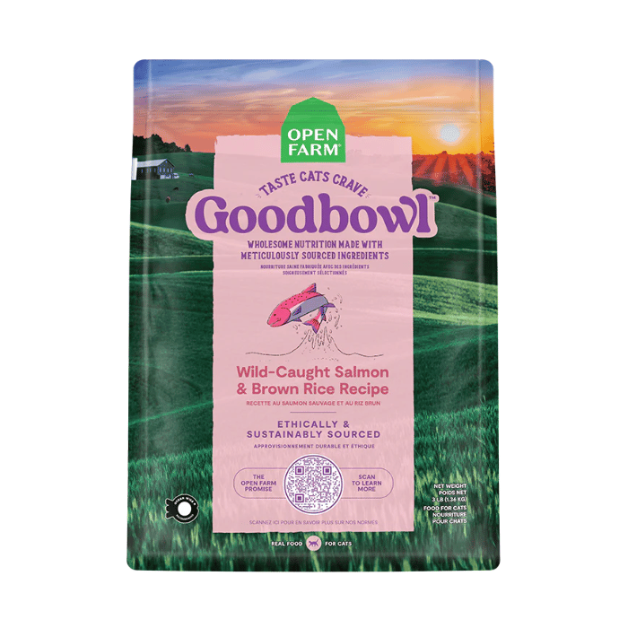 Open Farm nourriture Nourriture pour chats Open Farm GoodBowl Recette de saumon et riz brun