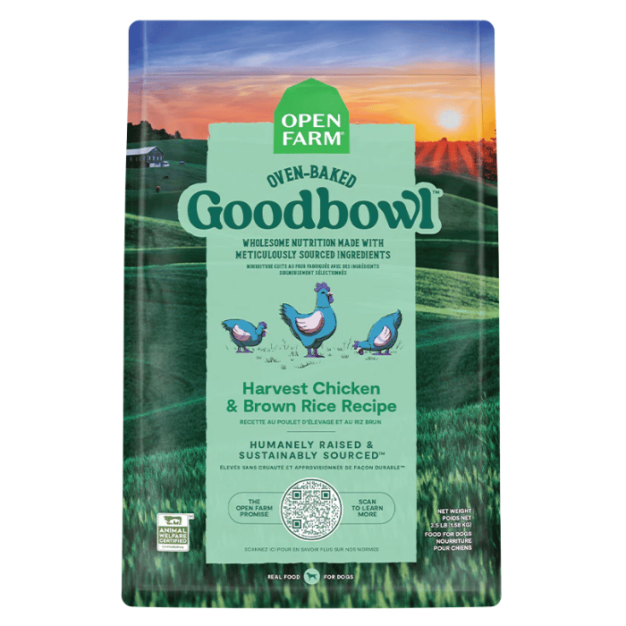 Open Farm nourriture Nourriture pour chien Open Farm GoodBowl Récolte de poulet et de riz brun