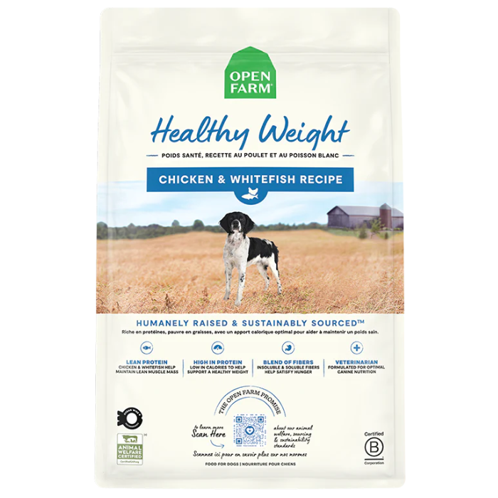 Open Farm nourriture Nourriture pour chien Poids Santé, Recette au Poulet et au Poisson Blanc Nourriture pour chien Poids Santé, Recette au Poulet et au Poisson Blanc