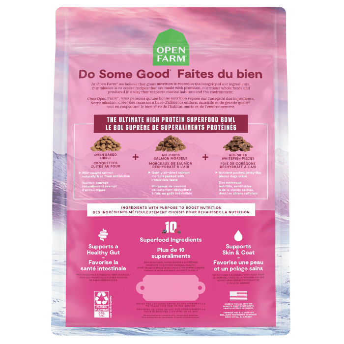 Open Farm nourriture Nourriture pour chiens - Open Farm Epic Blend -  Recette de saumon et superaliments Nourriture pour chiens - Open Farm Epic Blend -  Recette de saumon et superaliments