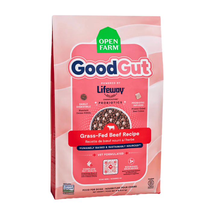 Open Farm nourriture Nourriture pour chiens - Open Farm GoodGut recette de boeuf Nourriture pour chiens - Open Farm GoodGut recette de boeuf