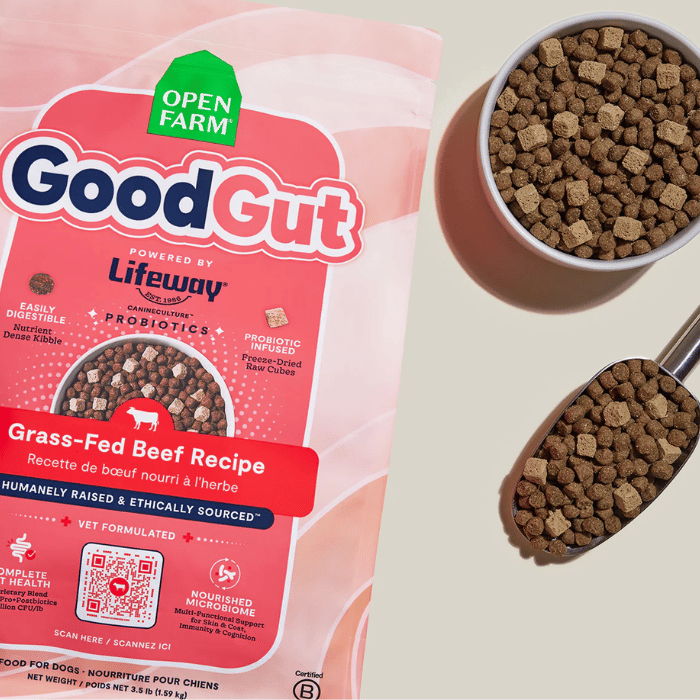 Open Farm nourriture Nourriture pour chiens - Open Farm GoodGut recette de boeuf Nourriture pour chiens - Open Farm GoodGut recette de boeuf