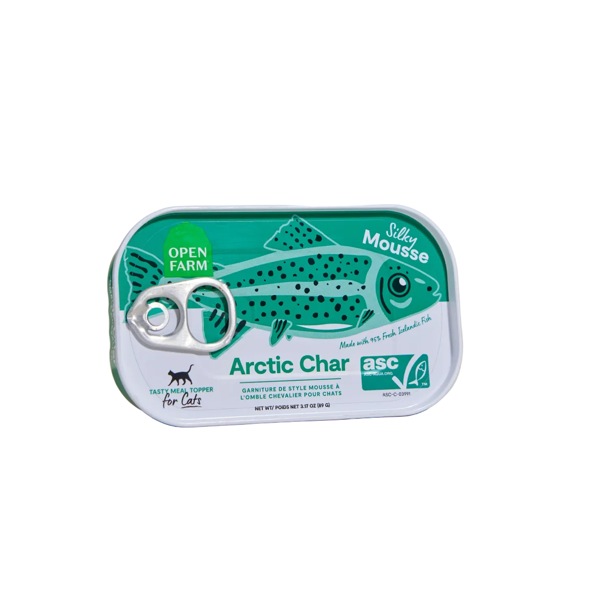 Open Farm Topper Open Farm Mousse omble chevalier topper 3 oz pour chats Open Farm Mousse omble chevalier topper 3 oz pour chats | Sherbrooke Canin