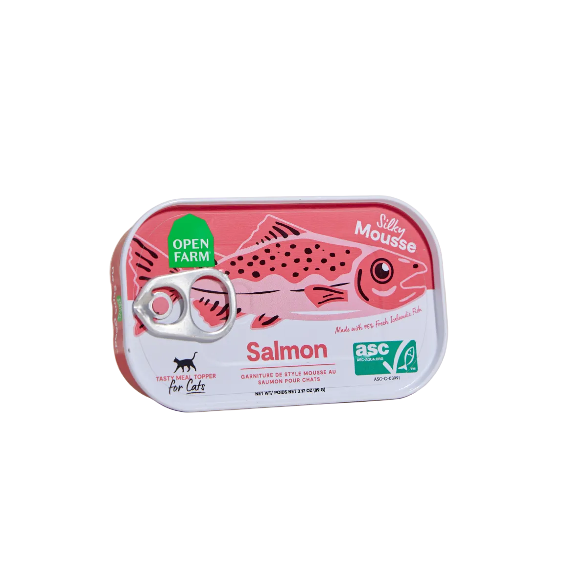 Open Farm Topper Open Farm Mousse saumon topper 3 oz pour chats Open Farm Mousse saumon topper 3 oz pour chats | Sherbrooke Canin