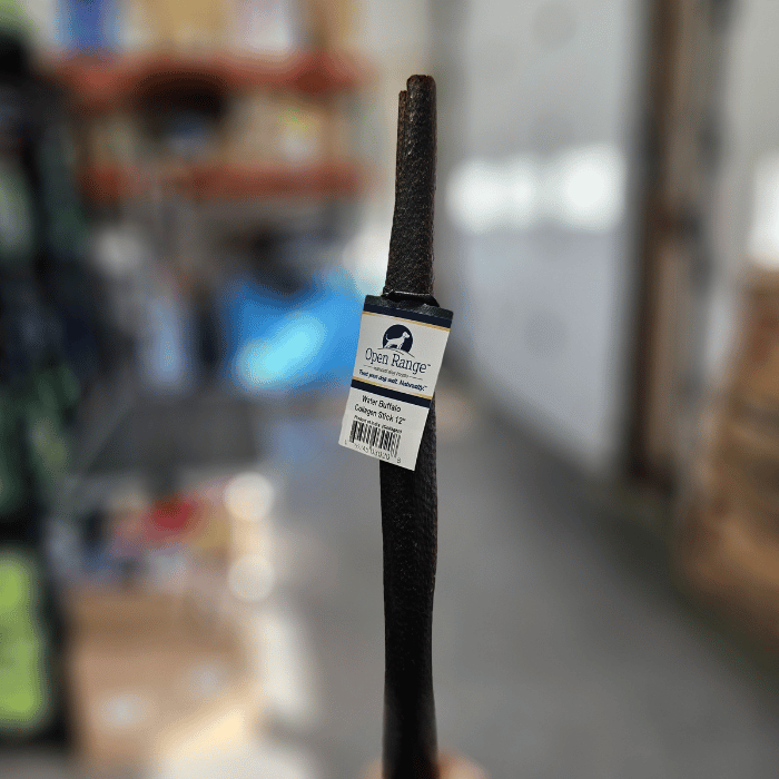 open range bully Bâton de collagène de buffle d'eau 12''