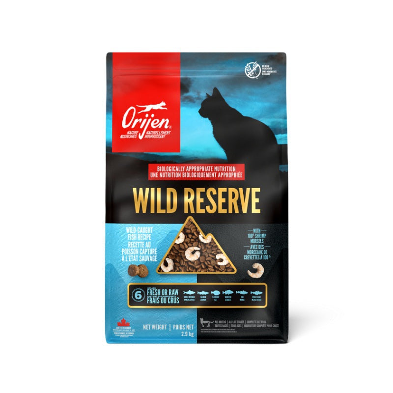 Orijen nourriture Nourriture pour chats Orijen Wild Reserve - Poisson capturé à l'état sauvage Nourriture pour chats Orijen Wild Reserve - Poisson capturé à l'état sauvage