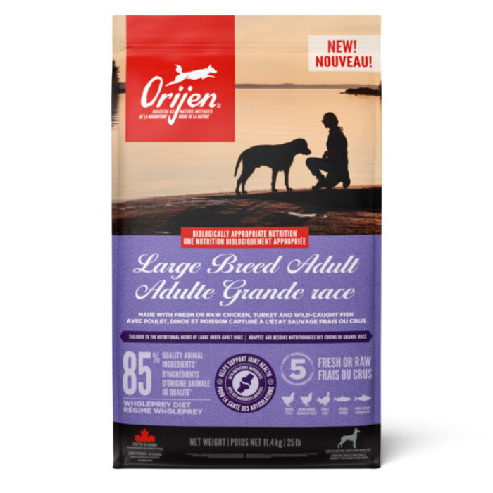 Orijen nourriture 11.4kg Nourriture pour chiens adulte grande race - Orijen Nourriture pour chiens adulte grande race - Orijen