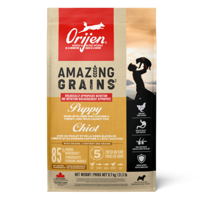 Orijen nourriture Nourriture pour chiens Amazing grains chiot Nourriture pour chiens Amazing grains chiot