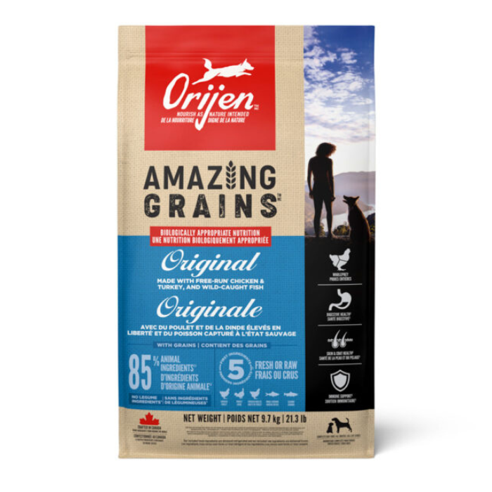 Orijen nourriture Nourriture pour chiens Amazing grains originale Nourriture pour chiens Amazing grains originale