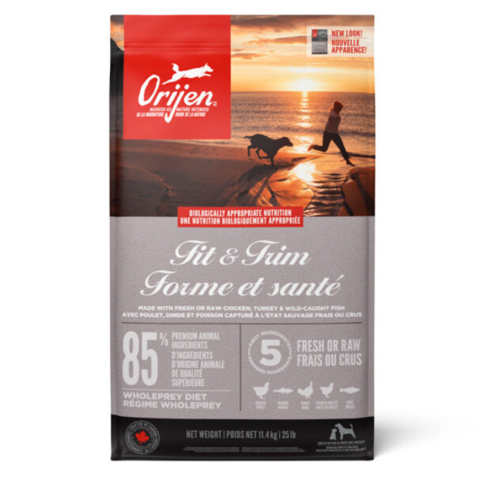 Orijen nourriture 11.4kg Nourriture pour chiens Orijen forme et santé Nourriture pour chiens Orijen forme et santé