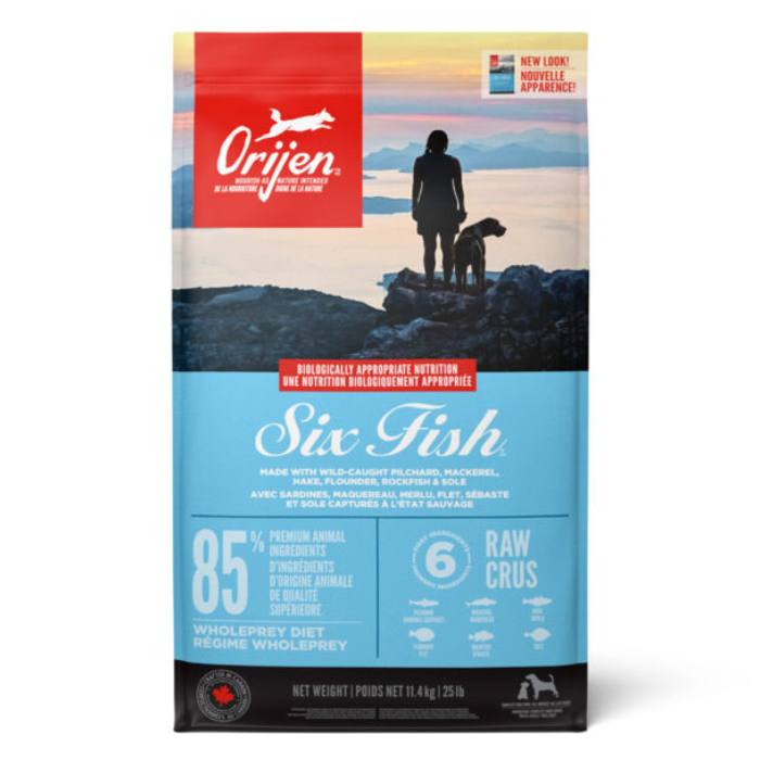 Orijen nourriture Nourriture pour chiens Orijen six fish Nourriture pour chiens Orijen six fish