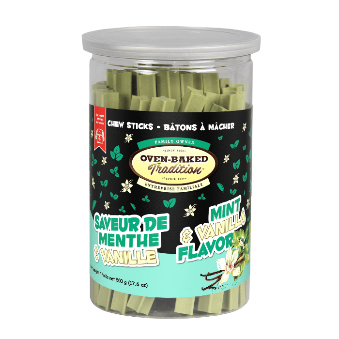 Oven baked tradition Gâteries Bâtons à Mâcher, Menthe Et Vanille 500gr