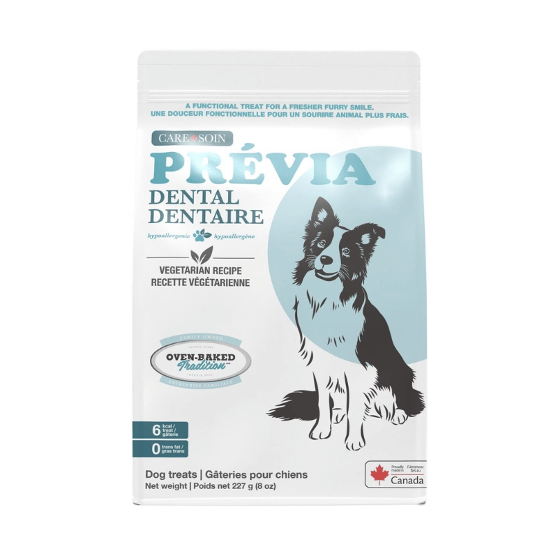 Oven baked tradition Gâteries Oven Baked Tradition Prévia - Gâteries dentaires pour chien, recette végétarienne 227g Oven Baked Tradition Prévia - Gâteries dentaires pour chien, recette végétarienne 227g