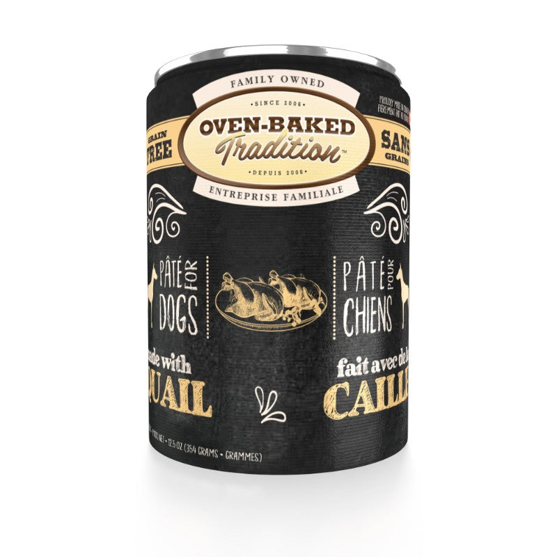 Oven baked tradition Nourriture humide chien Pâté Oven Baked Tradition pour chien - Caille Pâté Oven Baked Tradition pour chien - Caille
