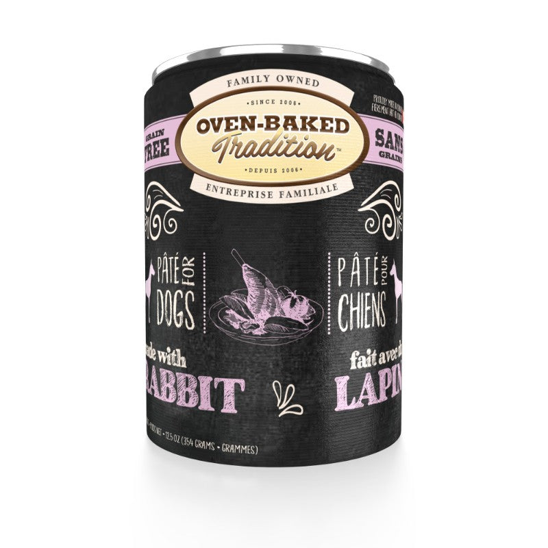 Oven baked tradition Nourriture humide chien Pâté Oven Baked Tradition pour chien - Lapin Pâté Oven Baked Tradition pour chien - Lapin