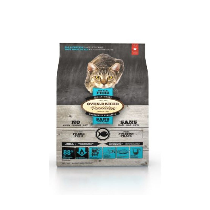 Oven-Baked Tradition dry cat food 10 lb Oven-Baked Tradition cat food - Fish Oven-Baked Tradition cat food - Fish